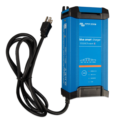 Victron Blue Smart IP22 Charger 12/20(3) 230V AU/NZ battery charger — front view