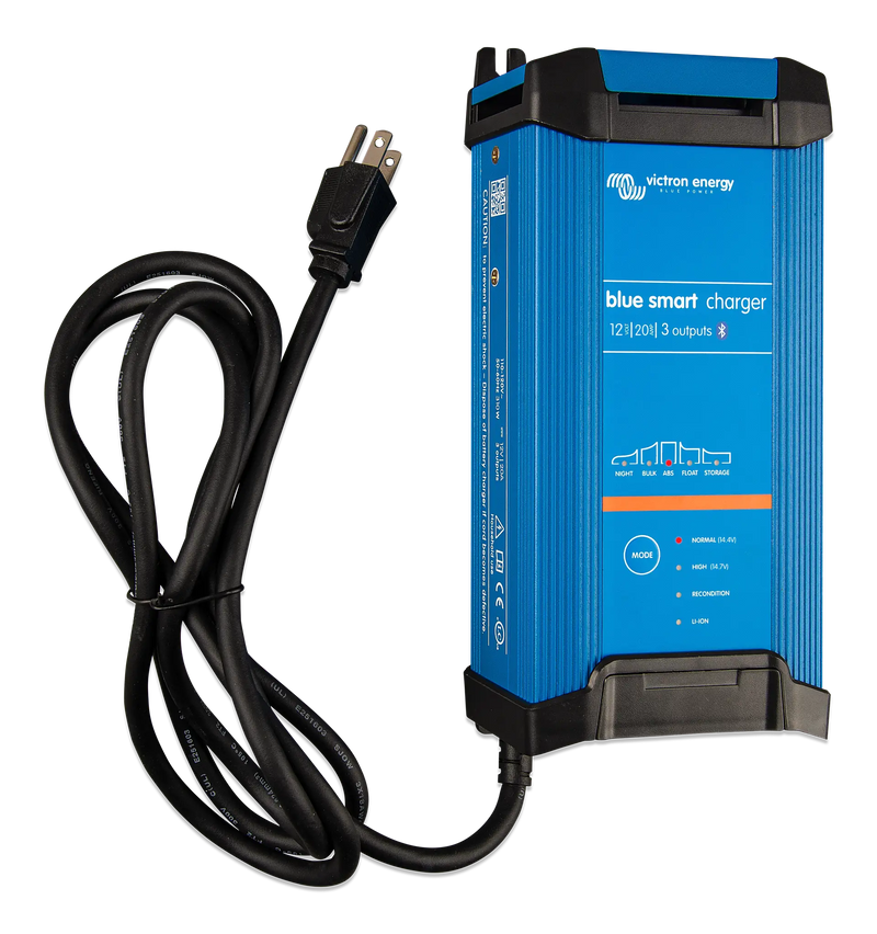 Victron Blue Smart IP22 Charger 12/20(3) 230V AU/NZ battery charger — front view