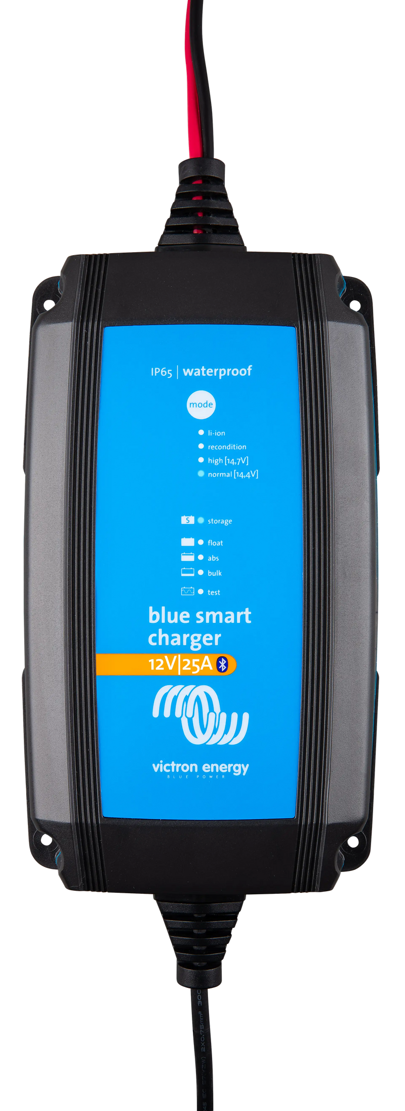 Victron Blue Smart IP65 12/25 battery charger — front view